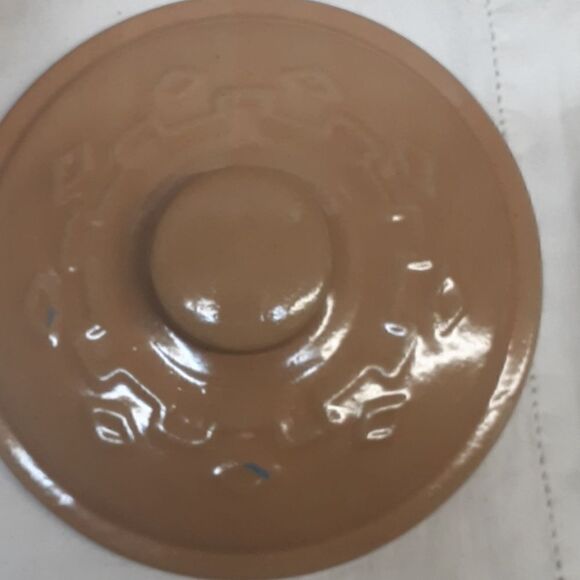 Monmouth Native American design cookie jar/Bean pot by Western stoneware - Picture 4 of 9